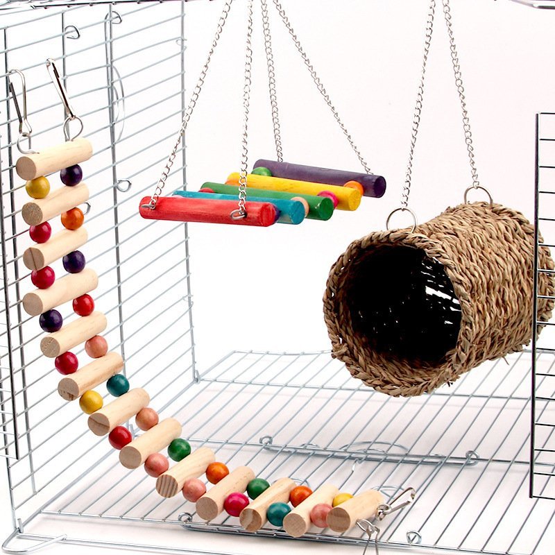 Rat parrot toy swing climbing ladder - Image 4