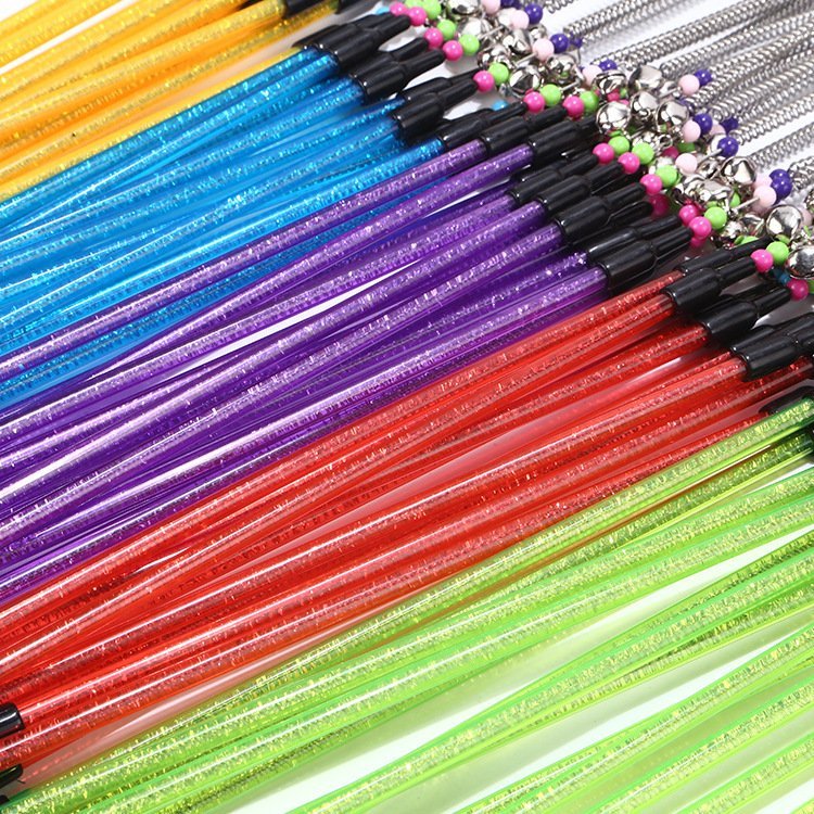 Spring bells, color beads, cat stick, feather cat stick, cat supplies, cat toys - Image 4