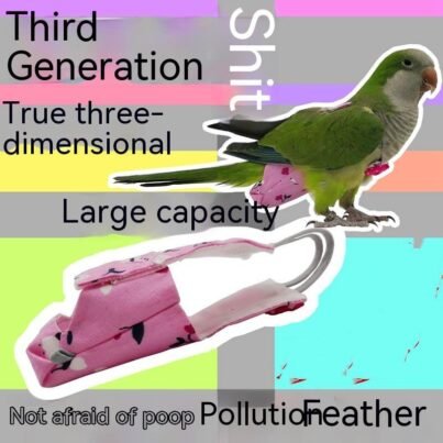 For Birds Parrot Bird Clothes Shit Pocket