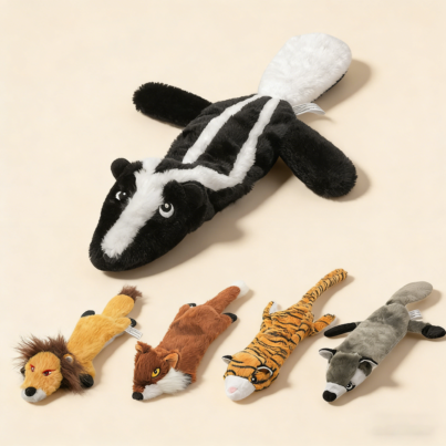 Animal Plush Squeaky Pet Toy for Dogs