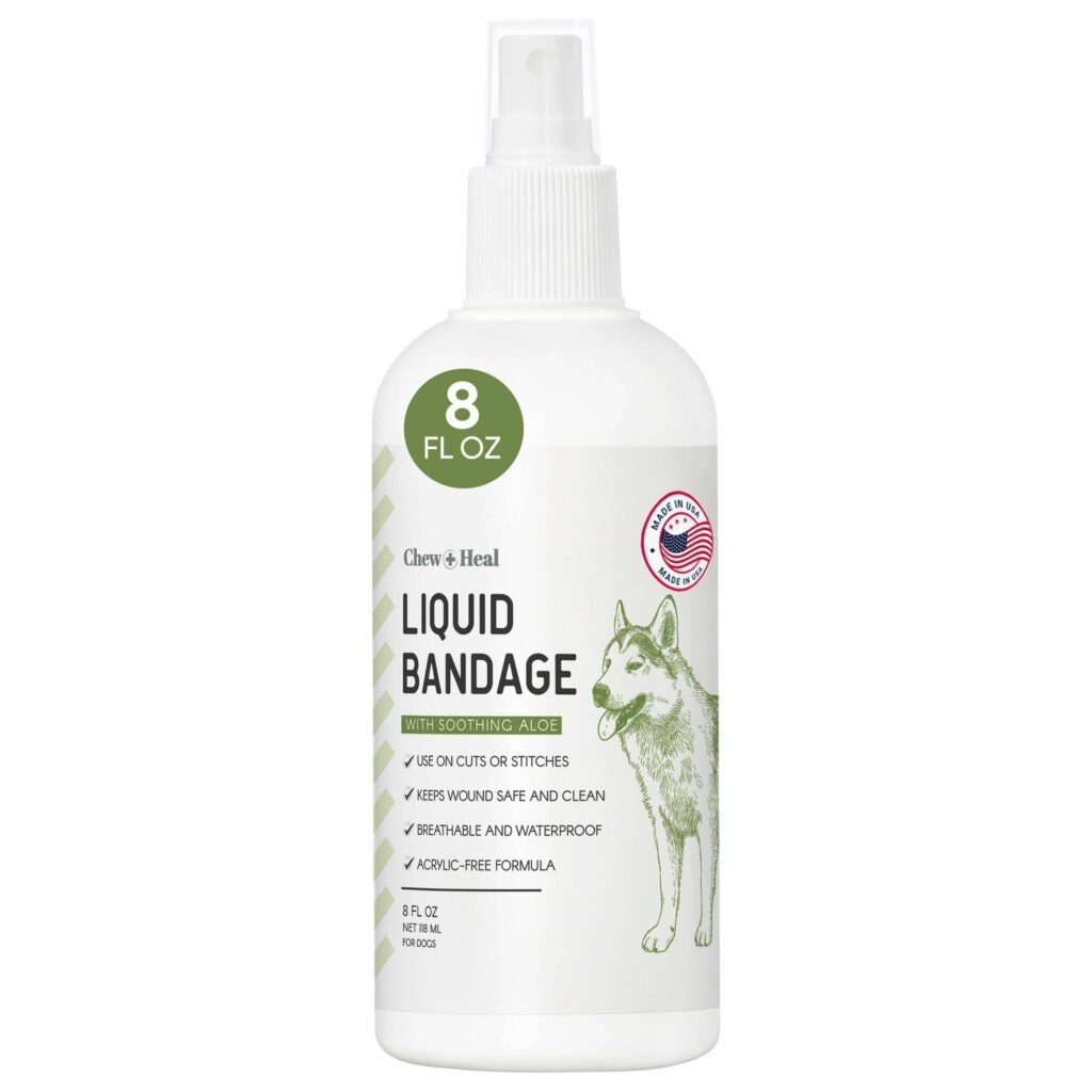 Liquid Bandage for Dogs, Pet First Aid Essential - 8 oz.