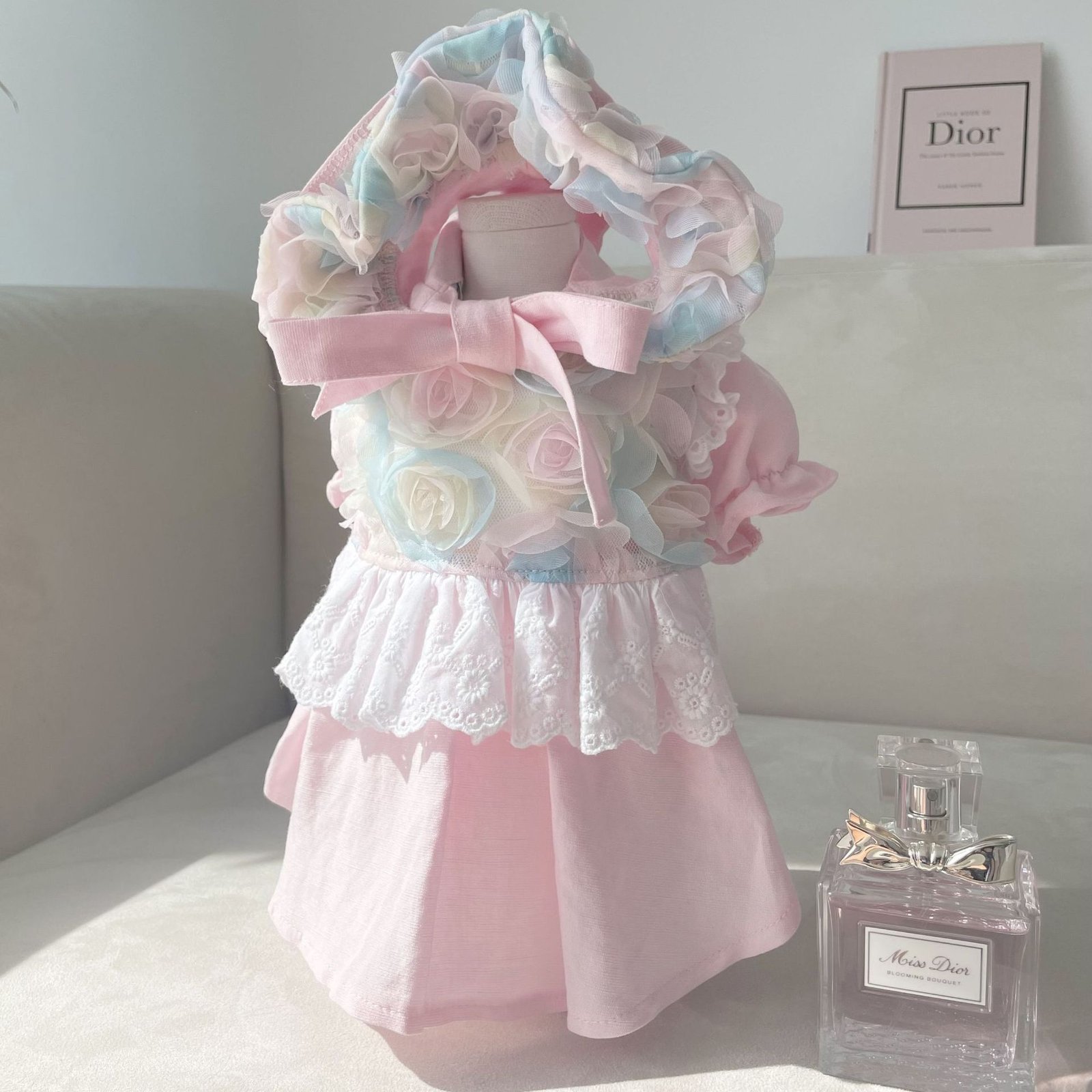 Princess Embroidered Sleeve Dress Clothes For Pets - Image 2