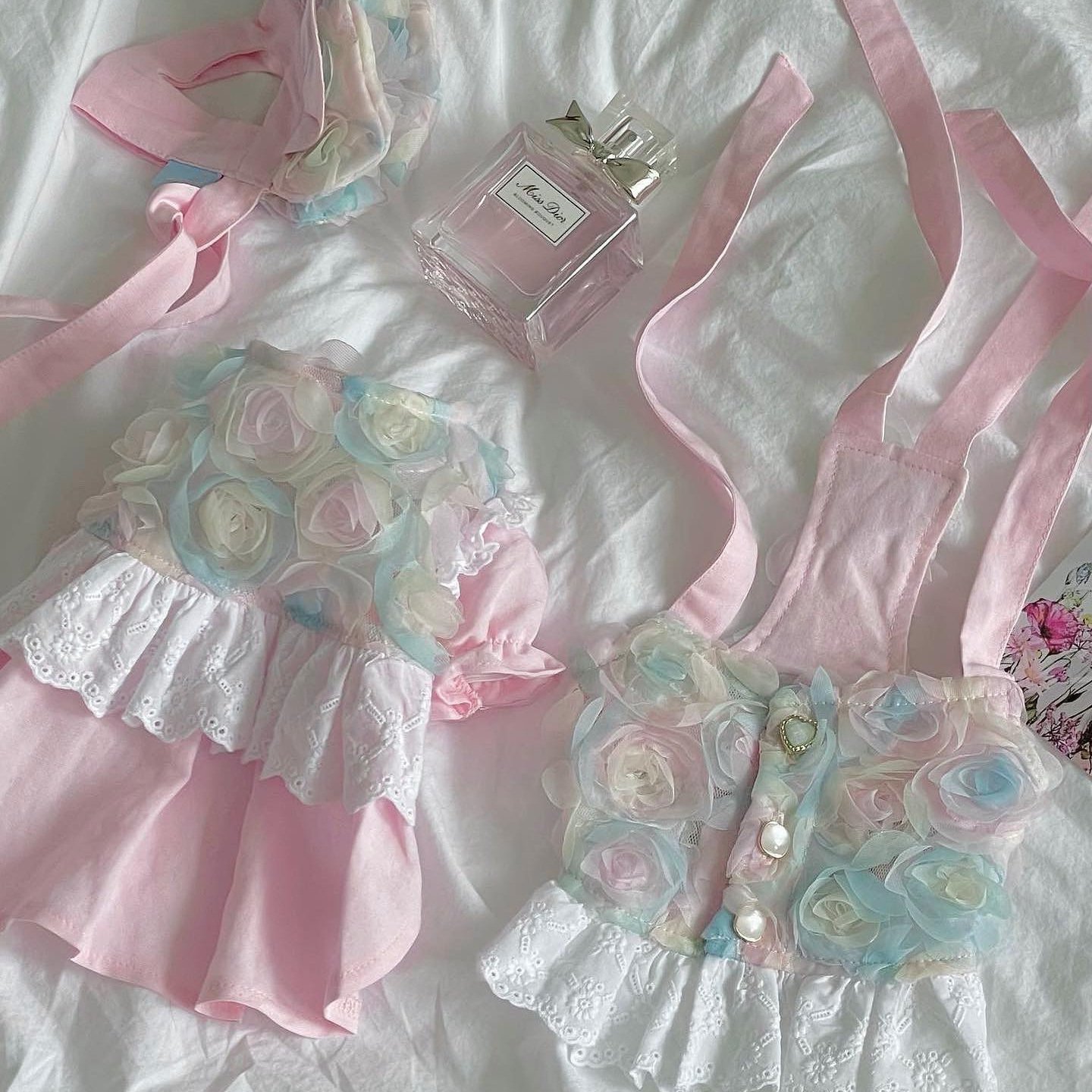 Princess Embroidered Sleeve Dress Clothes For Pets - Image 4