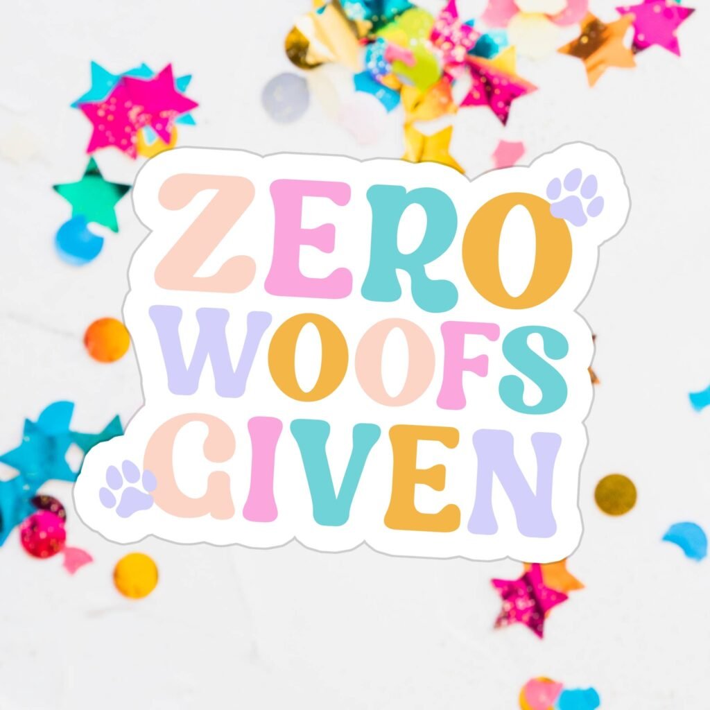 Dog Mom Dogs Waterproof Vinyl Sticker