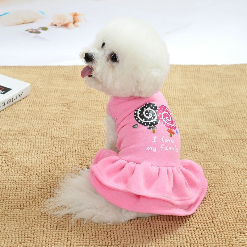 Dog dress princess teddy dress - Image 2
