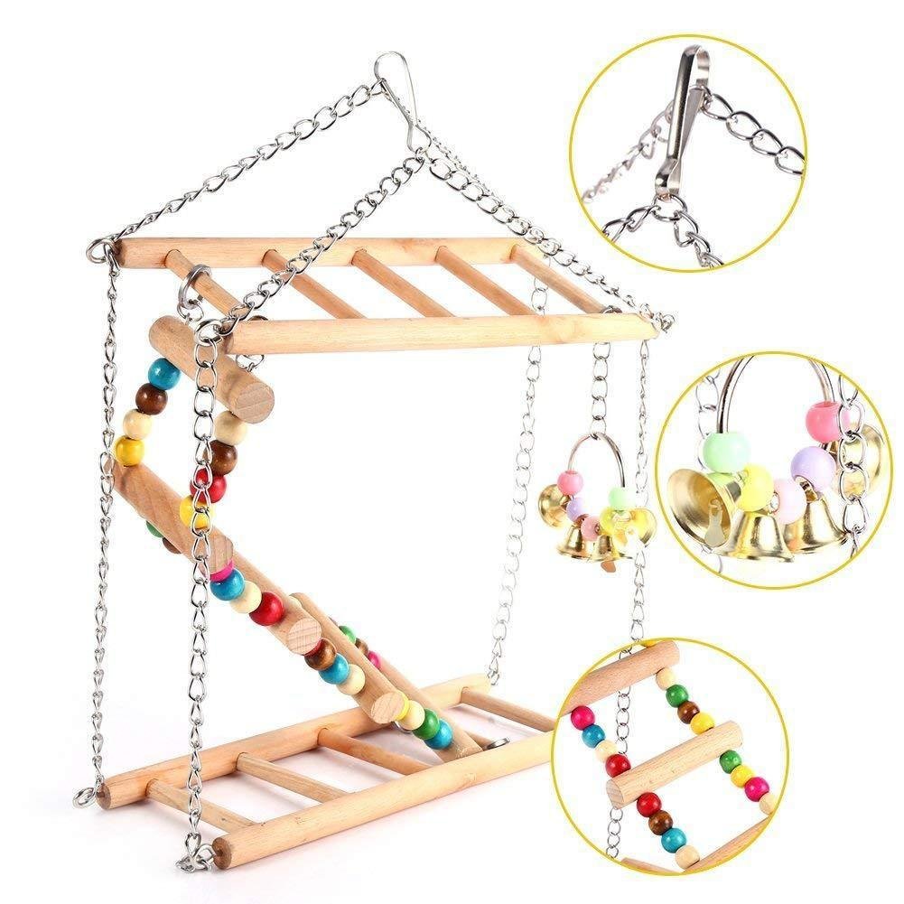 Small And Medium-sized Parrot Toy, Swing Ladder, Climbing Ladder - Image 4