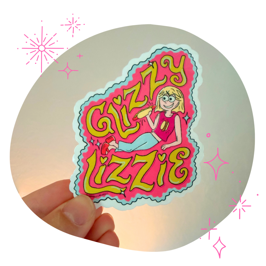Glizzy Lizzie McGuire Sticker