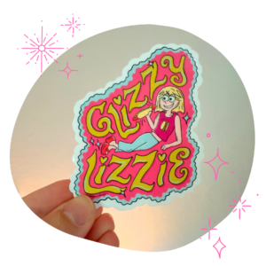 Glizzy Lizzie McGuire Sticker