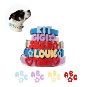 Silicone Dog Charms for Dog Collar and Leash, 63 Pieces