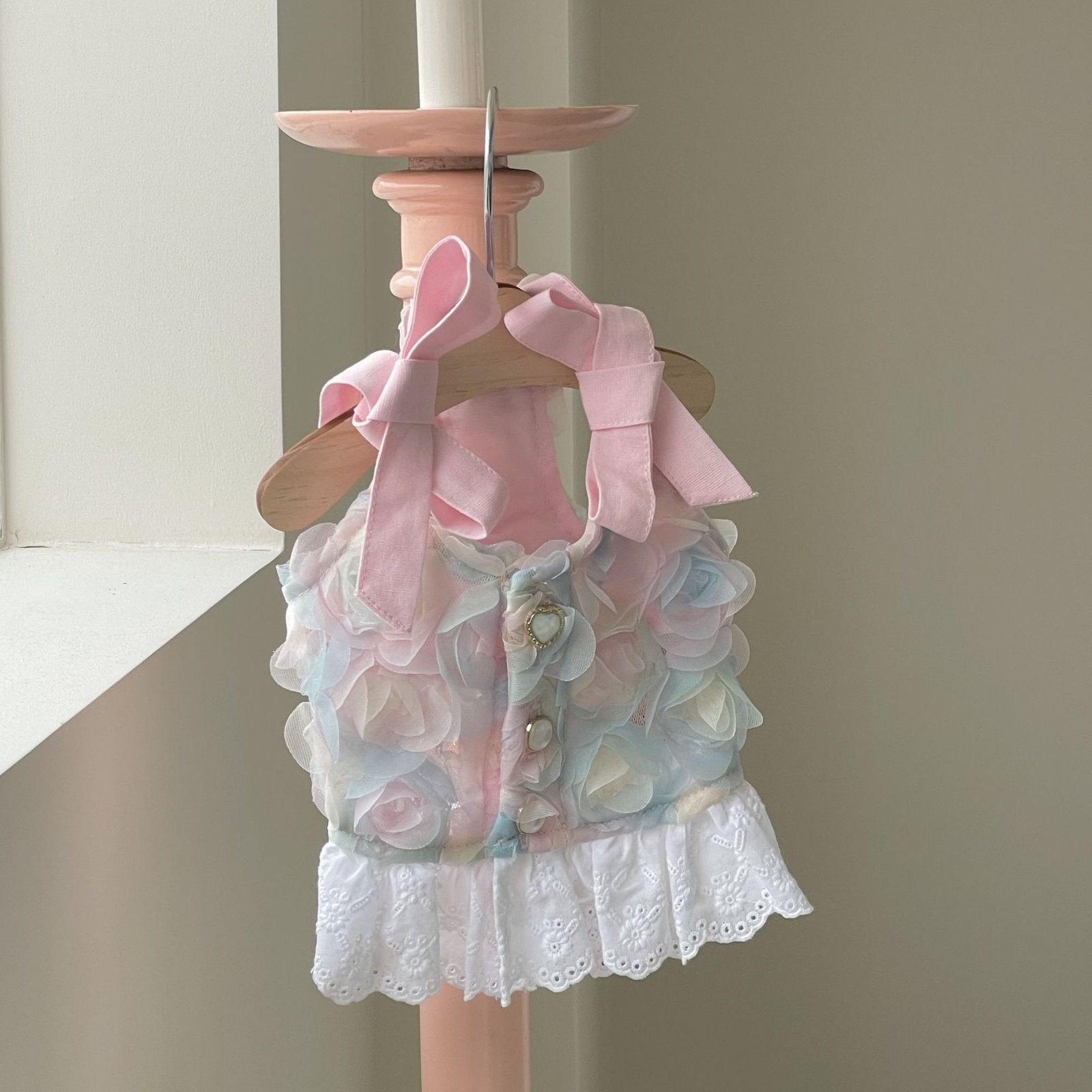 Princess Embroidered Sleeve Dress Clothes For Pets - Image 3