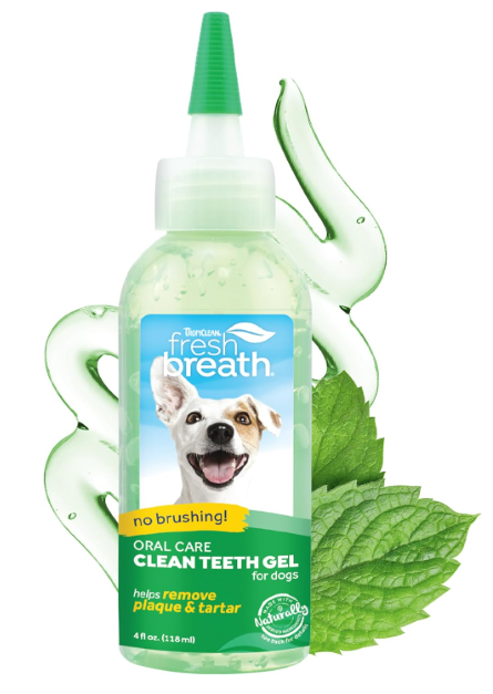 TropiClean: Fresh Breath Dog Toothpaste Gel – 4 oz