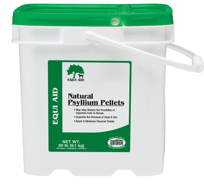 Farnam: Equi Aid Natural Horse Psyllium Pellets – Apple & Molasses Flavor, 20 lb