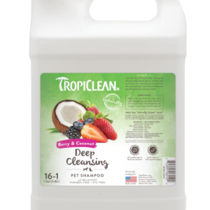TropiClean Deodorizing Dog Shampoo – Berry Scent, 1 Gal