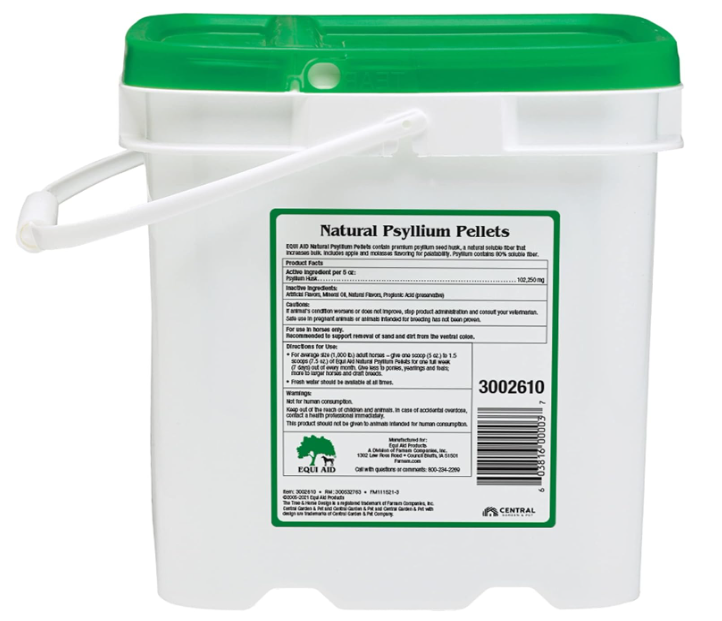 Farnam: Equi Aid Natural Horse Psyllium Pellets – Apple & Molasses Flavor, 20 lb - Image 2
