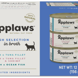 Applaws Fish Variety Pack Wet Cat Food in Broth – 12 Pack