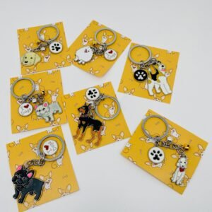 Multiple Styles Keychain Of Dog Style for Dog lovers