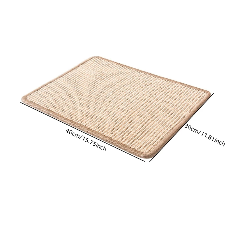 Couch Cat Scratch Guards Mat Hook and Loop Fastener Cat Scraper for Cats Tree Cat Scratcher Sisal Sofa Mats Furniture Protector - Image 11