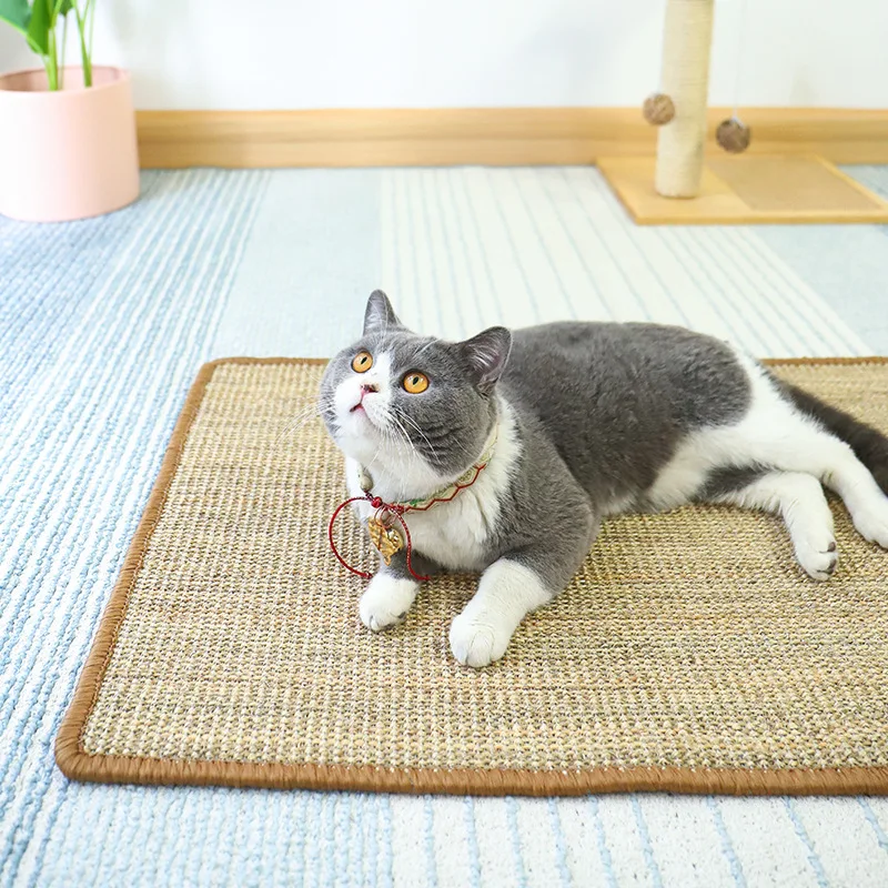 Couch Cat Scratch Guards Mat Hook and Loop Fastener Cat Scraper for Cats Tree Cat Scratcher Sisal Sofa Mats Furniture Protector - Image 7