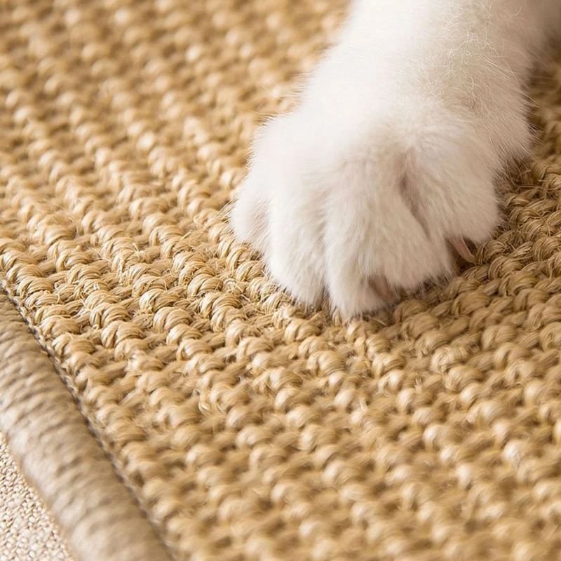 Couch Cat Scratch Guards Mat Hook and Loop Fastener Cat Scraper for Cats Tree Cat Scratcher Sisal Sofa Mats Furniture Protector - Image 8