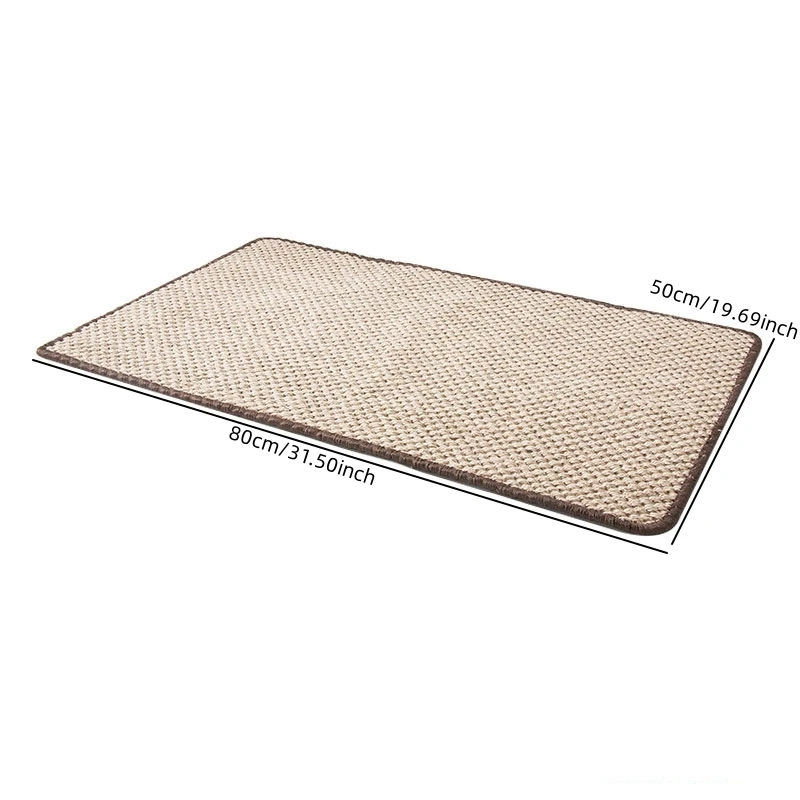 Couch Cat Scratch Guards Mat Hook and Loop Fastener Cat Scraper for Cats Tree Cat Scratcher Sisal Sofa Mats Furniture Protector - Image 10
